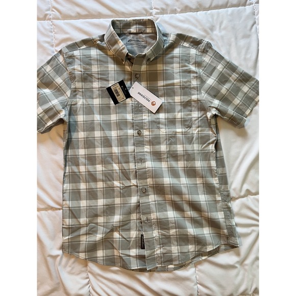 Eddie Bauer Other - Eddie Bauer Shirt Men Small Plaid Voyager Flex Fishing Button Down (a35)